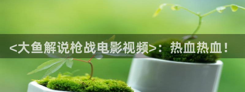 秋霞电影快播：<大鱼解说枪战电影视频>：热血热血！