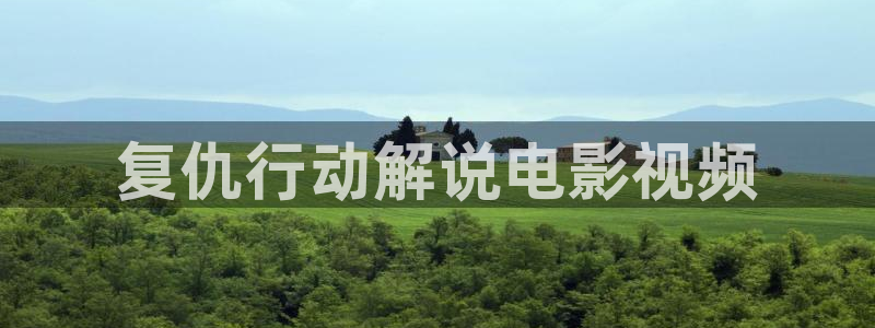 秋霞影院在线观看免费：复仇行动解说电影视频