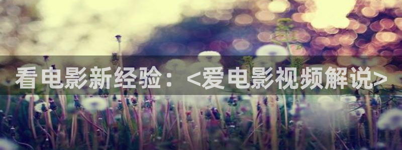 秋霞电影网理论：看电影新经验：<爱电影视频解说>