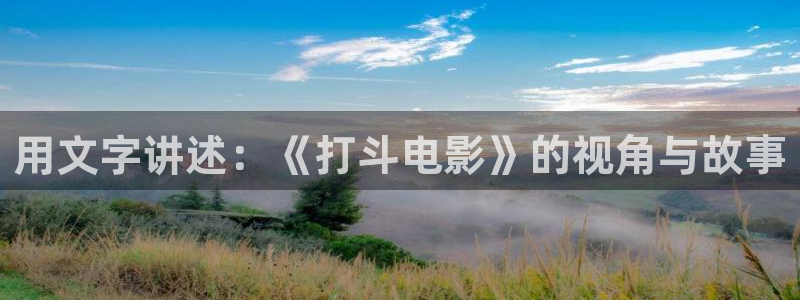 秋霞电影在线免费观看：用文字讲述：《打斗电影》的视角与故事